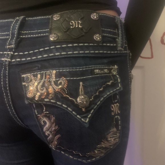 Miss Me Jeans - Signature Rise Boot Cut - Size 27 - Picture 2 of 6